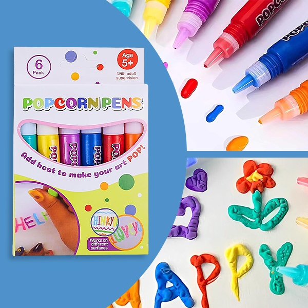 Magiški Puffy 3D žymekliai - Rinkinys 6 | PUFFPENS