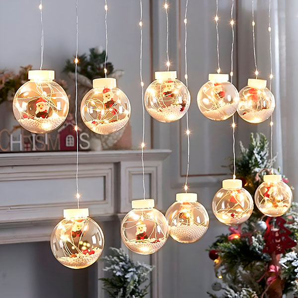 Blizgantys kalėdiniai rutuliukai (3 m) | XMASBALL