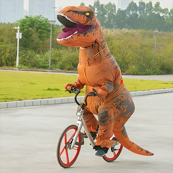 Pripučiamas dinozauro kostiumas | TREXCOS