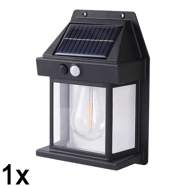 1x Saulės energija maitinama lauko lempa – nereikia laidų | FLUXLAMP
