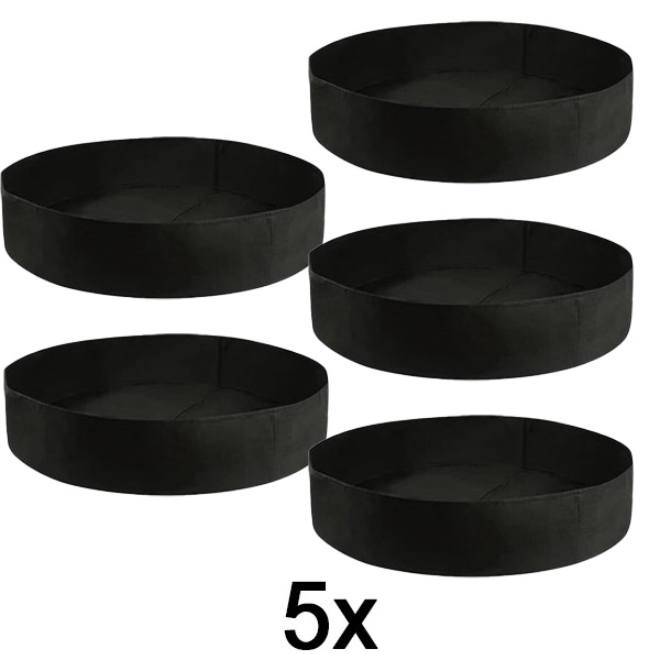 5x Tekstilinė pakelta lysvė – 90 x 30 cm, kvėpuojantis veltinis | PLANTIE