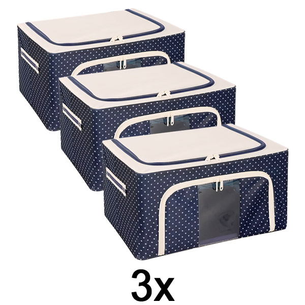 3x Daiktų sandėliavimo dėžė | STACKBOX