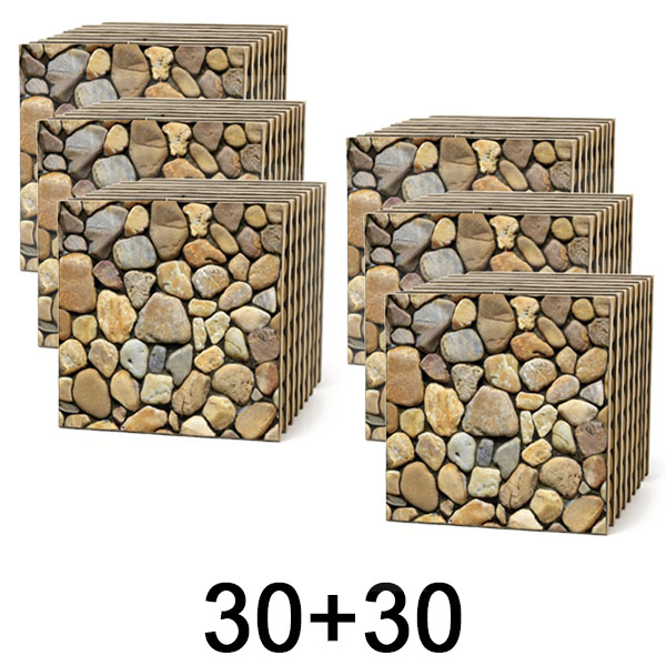 3x 3D sienų plytelės su akmens efektu – nulupk ir priklijuok | STONEBLOCKS 1+1 NEMOKAMAI