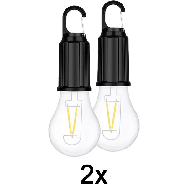 1x Belaidės įkraunamos lemputės (2 vnt. rinkinys, iki 8 val.) | LUMINKA