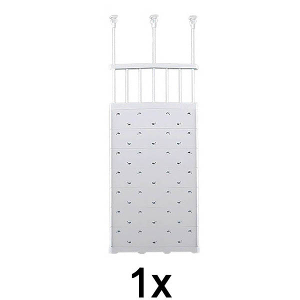 1x Išplečiama įtempiama lentyna (48-80 cm, be gręžimo) | SHELFEXPEND