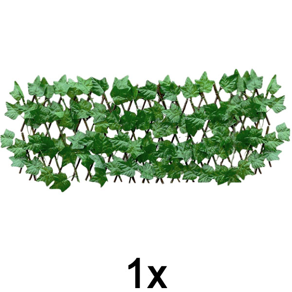 1x Išplečiamas gebenės tvoros skydas – 30×180 cm, atsparus UV, be įrankių | GREENFENCE