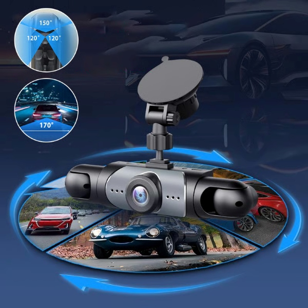 Priekinė ir galinė vaizdo kamera automobiliui | CAMERIK