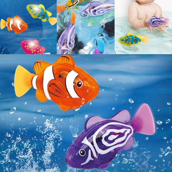 Plaukiojantis roboto žuvies žaislas (4 vnt./rinkinys) | FISHISWIM