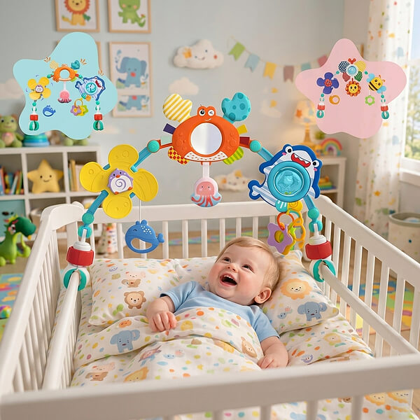Reguliuojamas universalus vežimėlio žaisliukas | ARCBABY