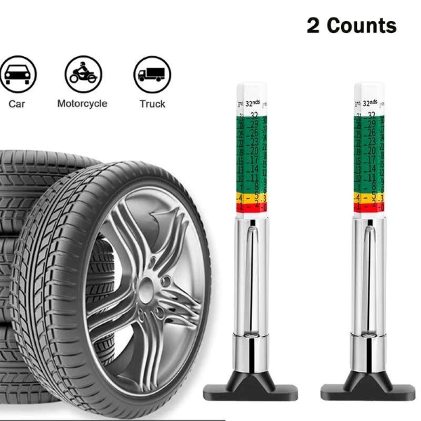 Padangų protektoriaus gylio matuoklis (2 vnt.) | TIREMETER