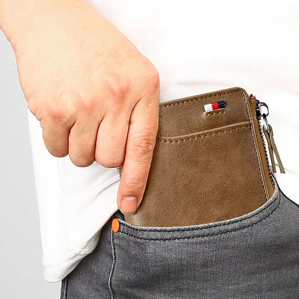 Saugus odinis užtraukiamas piniginė | ZIPPWAL